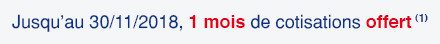 offre 1 mois
